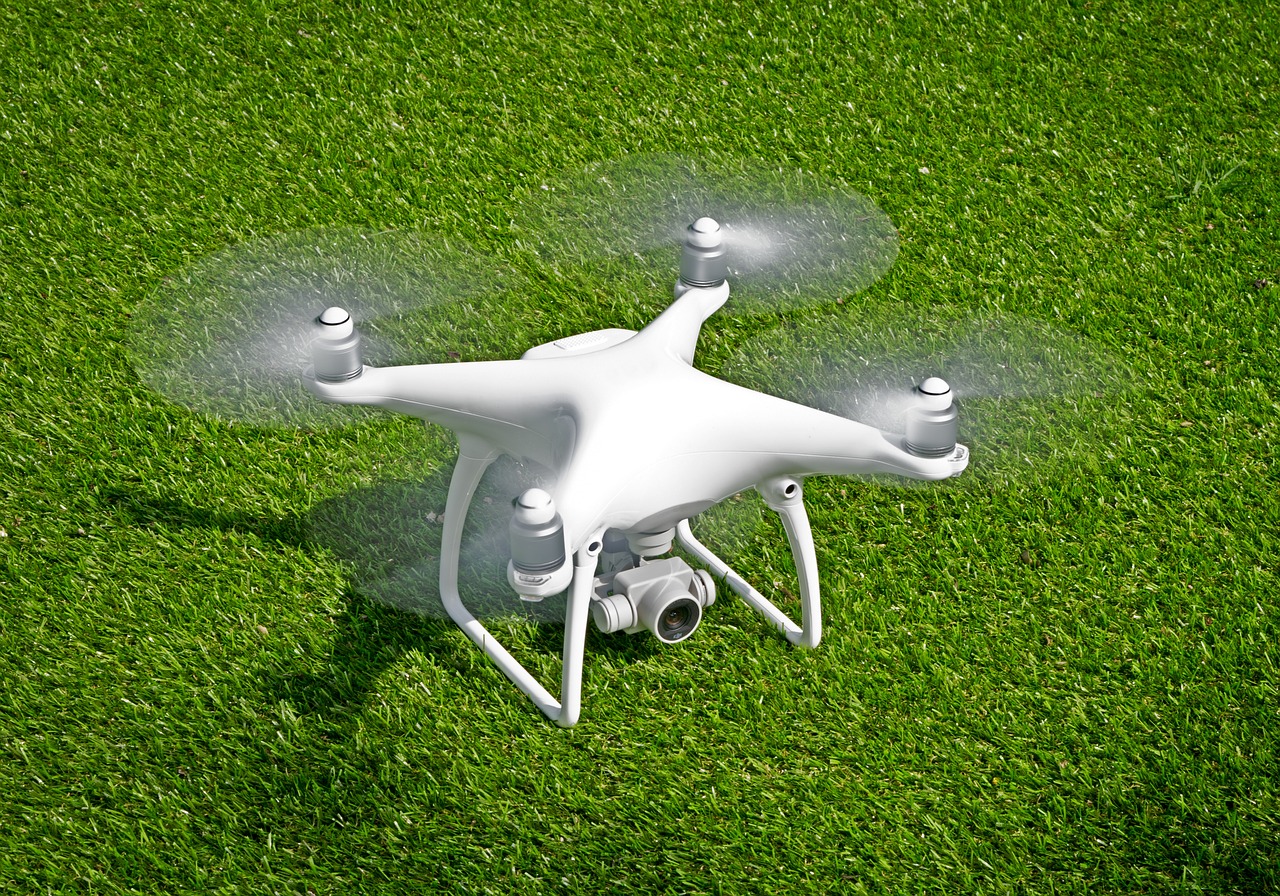 while drone